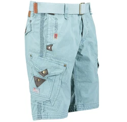 Geographical Norway Cargoshorts Kurze Outdoorhose Basic Herrenshorts mit Gürtel 
