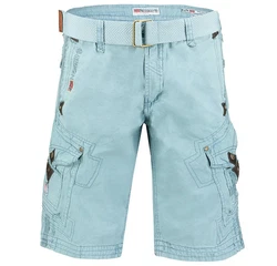 Geographical Norway Cargoshorts Kurze Outdoorhose Basic Herrenshorts mit Gürtel 
