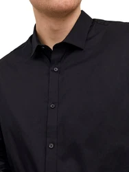 Jack & Jones Hemd 'Blacardiff' Schwarz/Dunkelblau