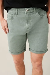 Next Jeansshorts Denim-Shorts mit Stretchanteil Dunkelgrün/Grün/Hellgrün/Khaki/Türkis