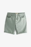 Next Jeansshorts Denim-Shorts mit Stretchanteil Dunkelgrün/Grün/Hellgrün/Khaki/Türkis