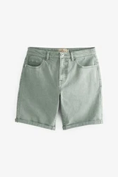 Next Jeansshorts Denim-Shorts mit Stretchanteil Dunkelgrün/Grün/Hellgrün/Khaki/Türkis