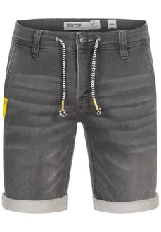 Indicode Jeansshorts Azibo Dunkelgrau/Grau/Hellgrau/Braun