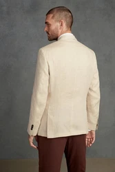 Next Sakko Signature Leomaster Leinenblazer Beige/Khaki