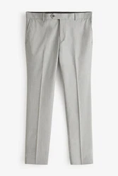 Next Stretch-Hose Formelle Skinny Fit Grau/Khaki/Hellgrau