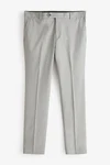 Next Stretch-Hose Formelle Skinny Fit Grau/Khaki/Hellgrau