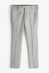 Next Stretch-Hose Formelle Skinny Fit Grau/Khaki/Hellgrau