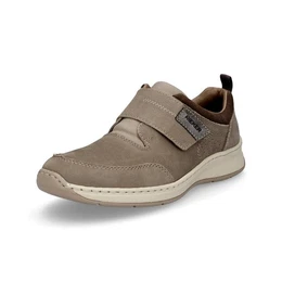 Herren Klettschuh beige braun Klettschuh