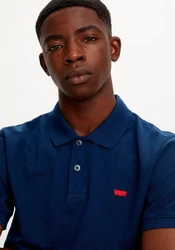 Levi's Poloshirt LE SLIM HOUSEMARK POLO Dunkelblau/Blau