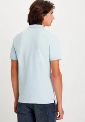 Levi's Poloshirt LE SLIM HOUSEMARK POLO Hellblau/Blau