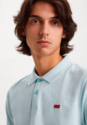 Levi's Poloshirt LE SLIM HOUSEMARK POLO Hellblau/Blau