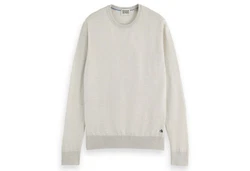 Scotch & Soda Sweatshirt Essentials Crewneck Khaki/Grau/Beige/Hellgrau
