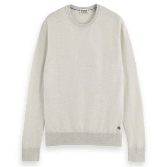Scotch & Soda Sweatshirt Essentials Crewneck Khaki/Grau/Beige/Hellgrau