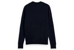 Scotch & Soda Sweatshirt Essentials Crewneck Dunkelblau/Blau