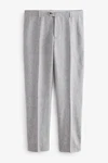 Next Anzughose Tailord Fit Anzug (1) Grau/Hellgrau
