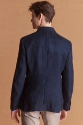 Next Sakko Signature Leomaster Leinenblazer Hellblau/Dunkelblau/Blau