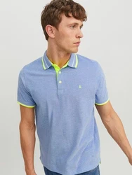 Jack & Jones Poloshirt JJEPAULOS POLO SS NOOS Türkis/Blau/Hellblau/Grau