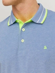 Jack & Jones Poloshirt JJEPAULOS POLO SS NOOS Türkis/Blau/Hellblau/Grau