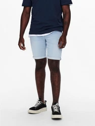 ONLY & SONS Jeansshorts ONSPLY 5189 Blau/Licht Blau