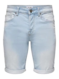 Jeansshorts Denim Capri Jeans Shorts 3/4 Bermuda Pants ONSPLY 5021 in Blau