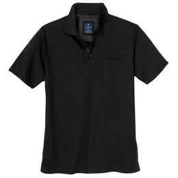 Poloshirt Groe Gren Poloshirt schwarz Wash & Wear