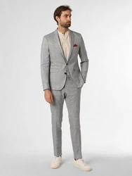 Finshley & Harding London Anzug Brixdon/Hoxdon Grau/Hellgrau