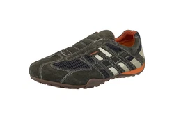 Geox UOMO SNAKE Sneaker Dk Grey Off White