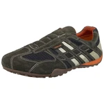 Geox UOMO SNAKE Sneaker Dk Grey Off White