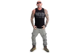 YAKUZA Muskelshirt Solved Blau/Rosa/Braun/Grau/Rot/Weiß/Grün/Schwarz