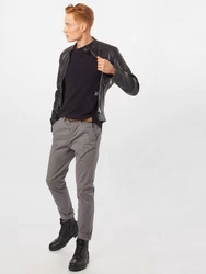 TOM TAILOR Denim Stoffhose Slim Chino Khaki/Grau/Braun/Beige/Hellgrau