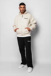 Dropsize Heavy Zip Hoodie Beige/Khaki/Braun/Grau
