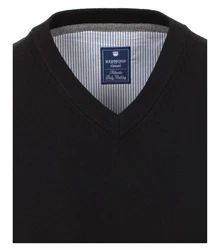 Redmond V-Ausschnitt Pullunder Schwarz/Hellblau/Blau/Dunkelblau