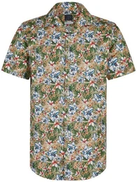 Kurzarmhemd im Allover-Blumenmuster