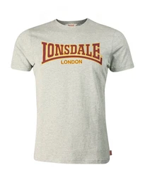 Lonsdale T-Shirt Classic Grau/Khaki/Dunkelgrau/Weiß