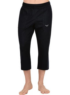 Trigema Jerseyhose 3/4 Freizeithose schwarz