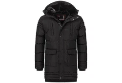 Alessandro Salvarini Winterjacke ASVenico Schwarz/Grau/Dunkelgrau