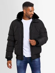 Alessandro Salvarini Winterjacke ASLeonio Schwarz/Grau/Dunkelgrau
