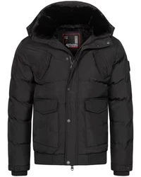 Alessandro Salvarini Winterjacke ASLeonio Schwarz/Grau/Dunkelgrau