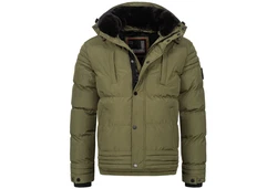 Alessandro Salvarini Winterjacke ASFabiano Dunkelgrün/Khaki