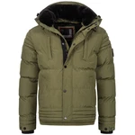 Alessandro Salvarini Winterjacke ASFabiano Dunkelgrün/Khaki
