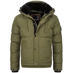 Alessandro Salvarini Winterjacke ASFabiano Dunkelgrün/Khaki