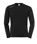 uhlsport Sweatshirt Essential Trainingstop langarm Schwarz/Dunkelrot