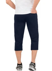 Trigema Jerseyhose 3/4 Freizeithose blau/navy