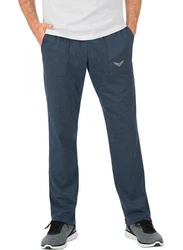 Trigema Jerseyhose Hose DELUXE Blau/Hellblau/Dunkelblau