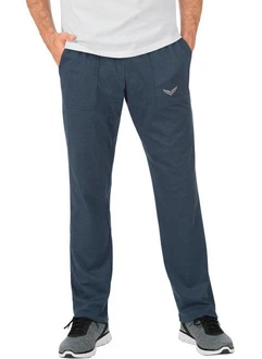 Trigema Jerseyhose Hose DELUXE Blau/Hellblau/Dunkelblau