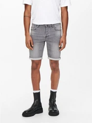 ONLY & SONS Jeansshorts Ply Life ONSPLY 5019 Grau
