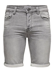ONLY & SONS Jeansshorts Ply Life ONSPLY 5019 Grau