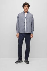 BOSS Rickert Hemd 10247370 01 Dunkelblau/Grau/Blau/Hellblau