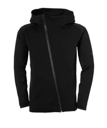 uhlsport Sweatjacke Essential Pro Kapuzenjacke Schwarz/Grau