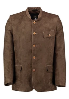 OS-Trachten Trachtenjanker Wumgake Trachtensakko Khaki/Braun/Dunkelgrün/Grau/Dunkelbraun